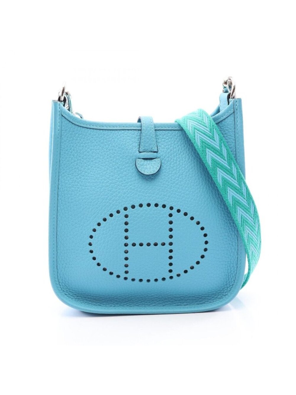 Hermes Shoulder Bag Evelyne TPM Amazon Blue Nord TPM